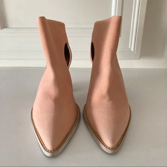 NWOT Free People Wilder Coral Sands Pointed Toe Ankle Boots/Booties Sz 41/11 - Picture 4 of 8